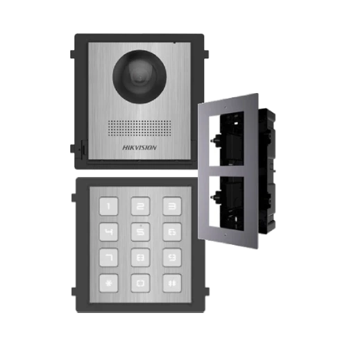 DS-KD8003-IME1NS + DS-KD-ACF2/Plastic + DS-KD-KP/S Комплект модулів Hikvision