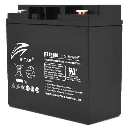 RITAR AGM RT12180B 12V 18Ah Акумулятор фото 1