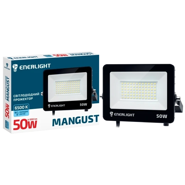 ENERLIGHT MANGUST Прожектор світлодіодний 50Вт 6500K фото 1