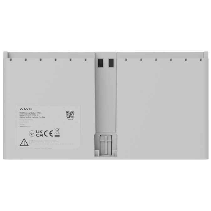 Ajax EN54 Internal Battery (72h) white для Fire Hub і Fire Rex Акумулятор