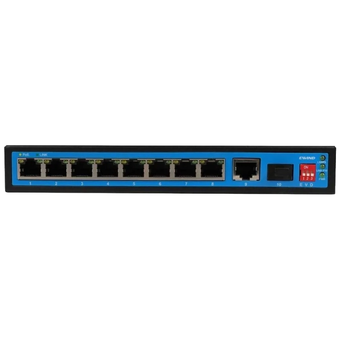Ewind EW-S1910CFG-DP PoE Комутатор 10 портів некерований фото 1