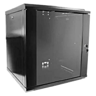 Hypernet WMNC66-12U-FLAT-BLACK 12U 600x600 Шкаф коммутационный настенный разборной