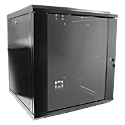 Hypernet WMNC66-12U-FLAT-BLACK 12U 600x600 Шкаф коммутационный настенный разборной