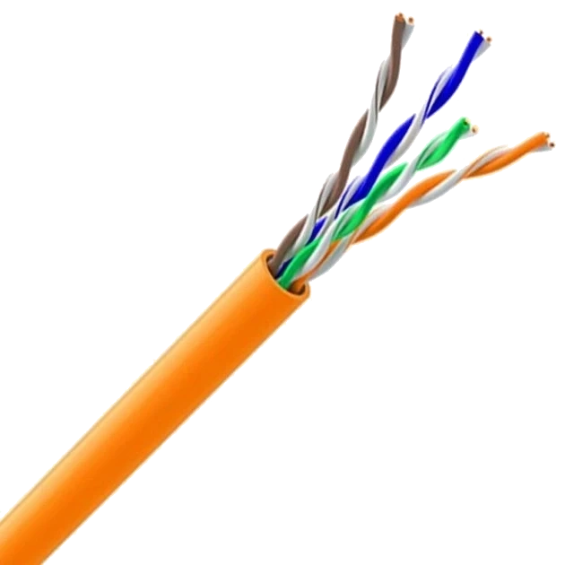 Cat. 5e U/UTP LSZH 4х2х24 AWG (7091010) бухта 305м Кабель вита пара ЗЗКМ (UTP мідь безгалогенний LSZH) фото 1