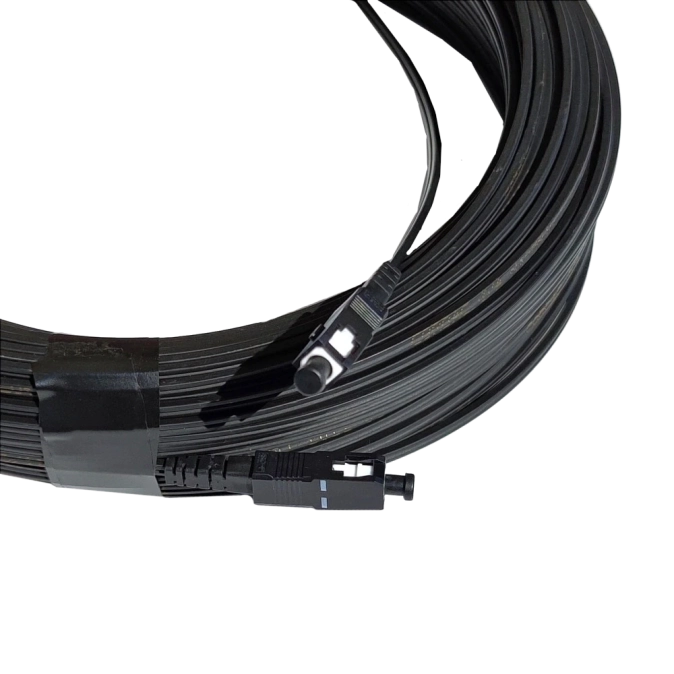 CMS UPC-150SCSC(SM)S(ON)FTTH-OD Патчкорд плоский, зовнішнього виконання 150 м, Simplex фото 1