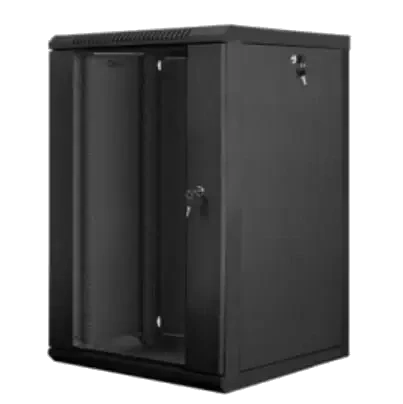 Hypernet WMNC66-18U-FLAT-BLACK Шафа коммутаційна настінна