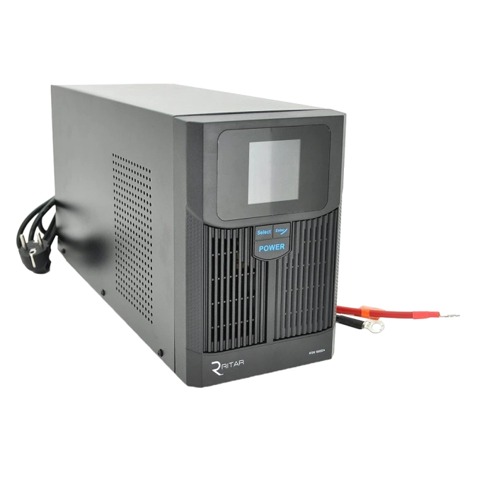 RITAR RTSW-1500 LCD 1500VA 24В ИБП с правильной синусоидой под внешний АКБ