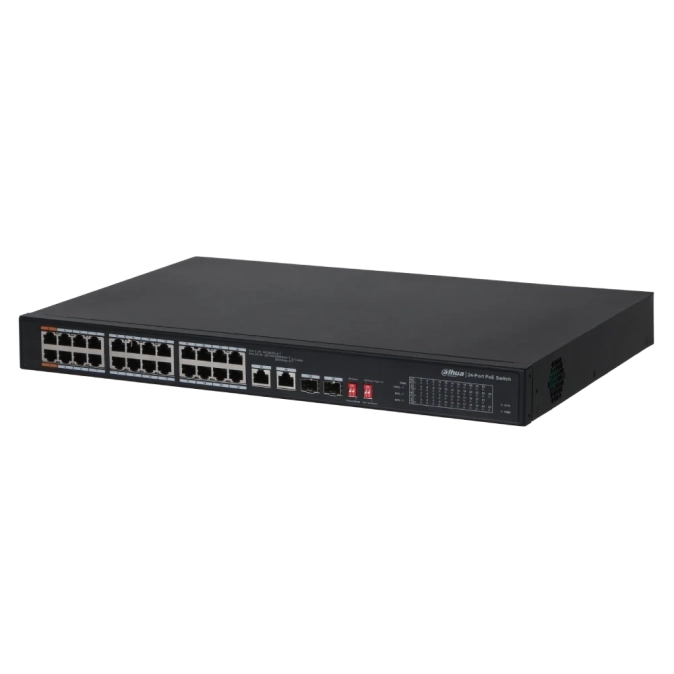 DH-PFS3226-24ET-240 24-портовий некерований PoE фото 1