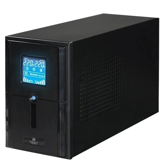Kraft KRF-PSW1000VA/800W(LCD) Джерело безперебійного живлення батарея 24V фото 1