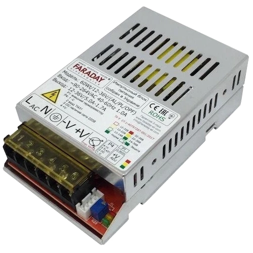 Faraday Electronics 60Wt/12-36V/ALU Блок питания