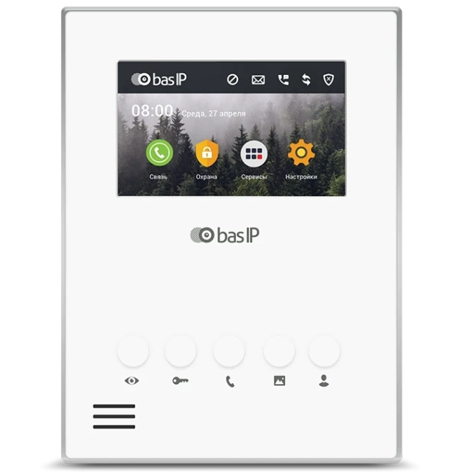 BAS-IP АU-04LA White Відеодомофон фото 1
