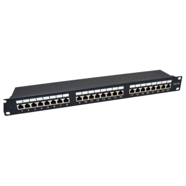 19″ 24xRJ-45 FTP кат. 5e Патч-панель