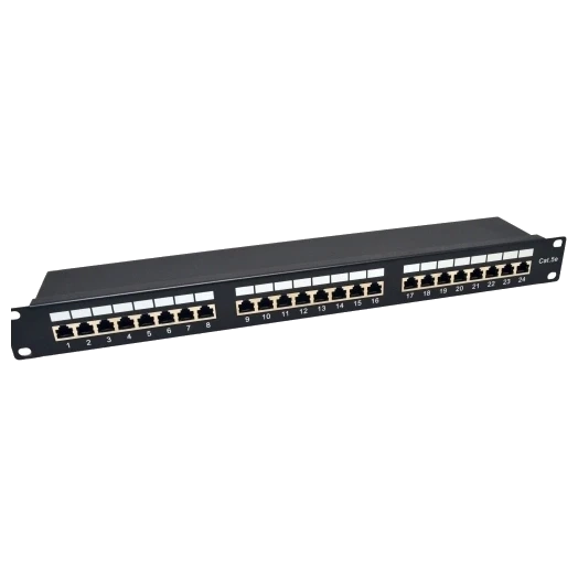 19″ 24xRJ-45 FTP кат. 5e Патч-панель