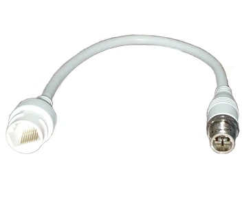 RJ45 to F Перехідник з RJ45 в F, для автомобільних IP камер фото 1