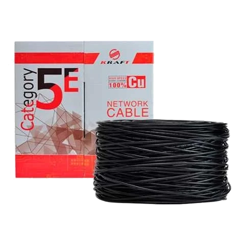 KRAFT UTP CAT5E 0.5 CCA Кабель біметал зовнішній 305 м фото 1