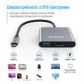 СolorWay CW-HUB08 100W/USB3.0/HDMI 4К USB хаб (док-станція) фото 4
