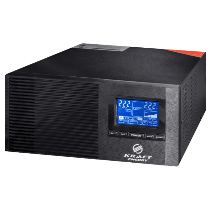 Kraft KRF-AVR800VA/640W-12V Інвертор з ДБЖ фото 1