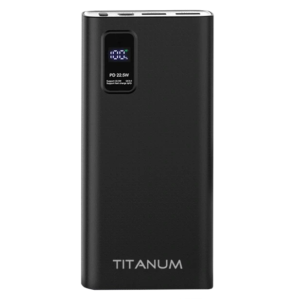 TITANUM 727S 20000mAh 22.5W Black Повербанк фото 1