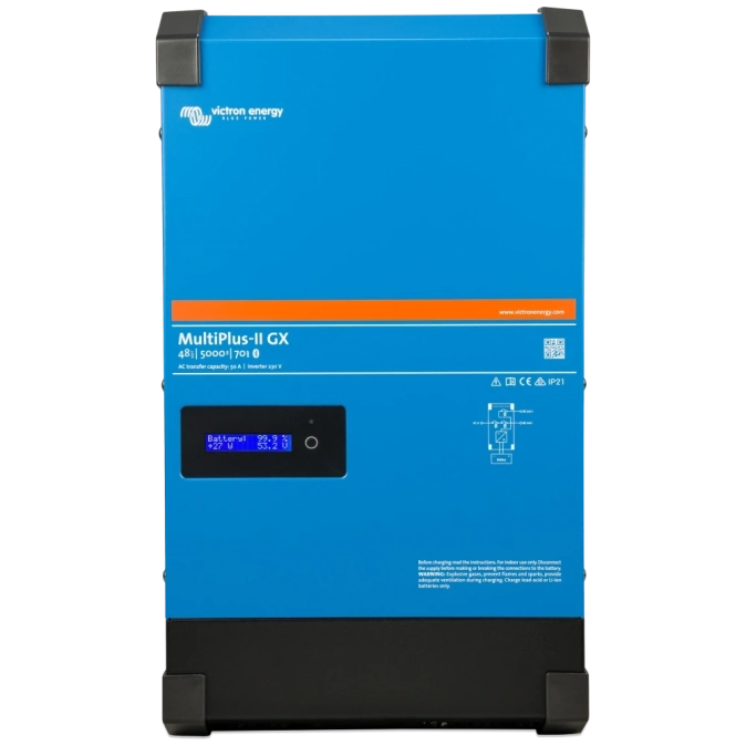 Victron Energy MultiPlus-II GX 48/5000/70-50 однофазний чиста синусоїда Інвертор фото 1