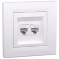 Schneider Electric Asfora EPH4800121 RJ45 кат.6е UTP Розетка комп'ютерна одинарна фото 1