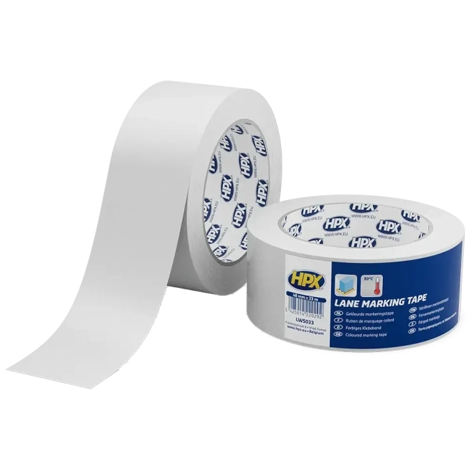 HPX LW5033 Lane Marking Tape 50мм x 33м Стрічка самоклеюча для маркування підлоги фото 1