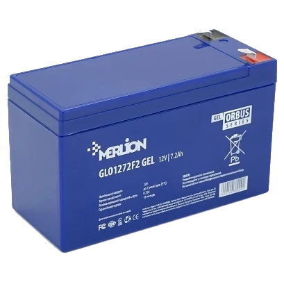 MERLION ORBUS GLO1272F2 12 V 7.2Ah Свинцево-кислотна акумуляторна батарея