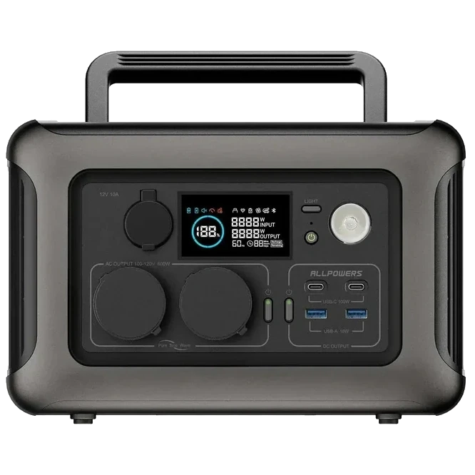 ALLPOWERS R600 299 Вт·г 600 Вт Портативна зарядна станція