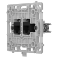 Ajax OutletCore (LAN) black Механізм інтернет розетки фото 2