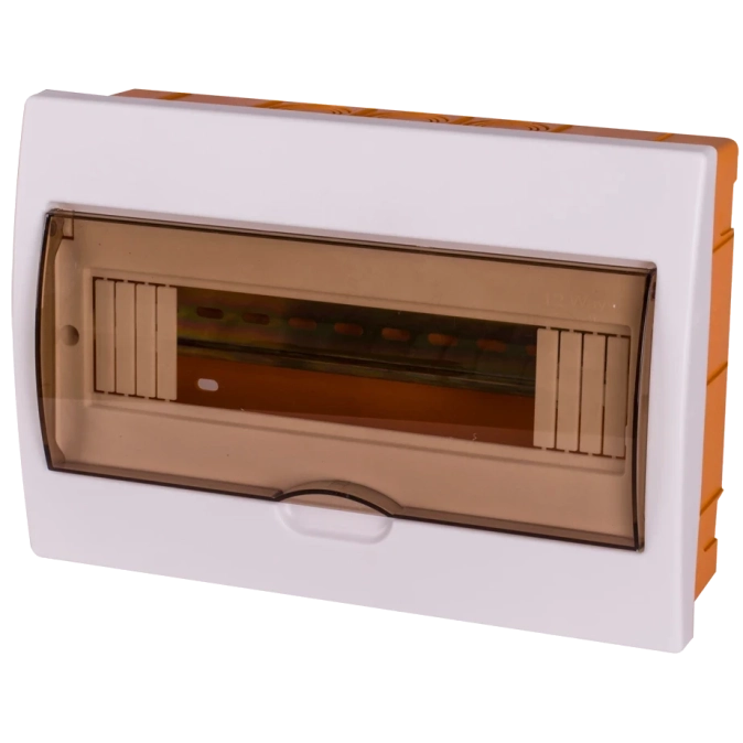 Enext e.plbox.stand.w.12k Корпус пластиковий 12-модульний вбудований фото 1