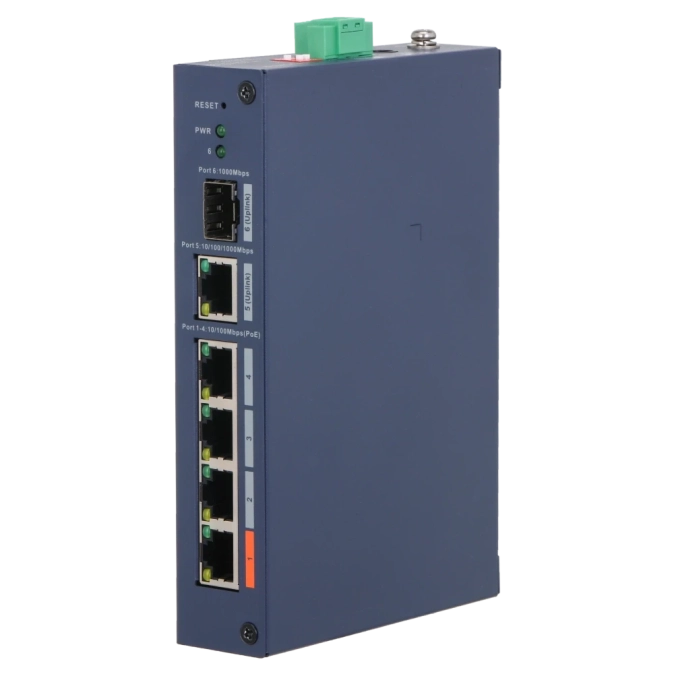 Dahua DH-CHS4106-4ET-60 PoE Комутатор 4 порти керований