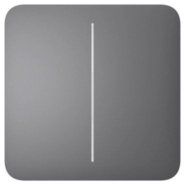 Ajax SoloButton (2-gang) grey Кнопка двуклавишного выключателя