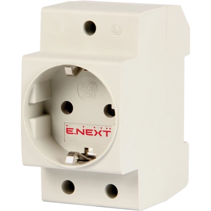Enext e.socket.pro.din.tms Розетка на DIN-рейку 230 В фото 1