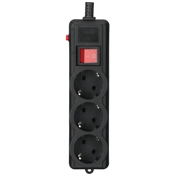 Gembird SPG3-G-10B-PRO Мережевий фільтр 3 м кабель 3 розетки фото 1
