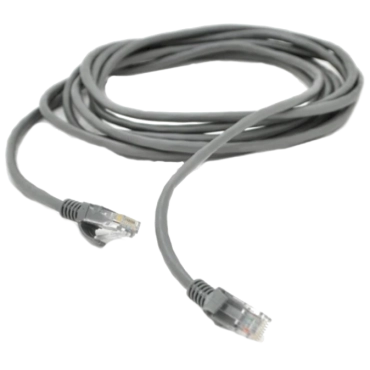 Патч-корд RITAR литий, UTP, RJ45, Cat.5e, 1m, сірий, Cu (мідь) Q500(PCR-CU/1G)