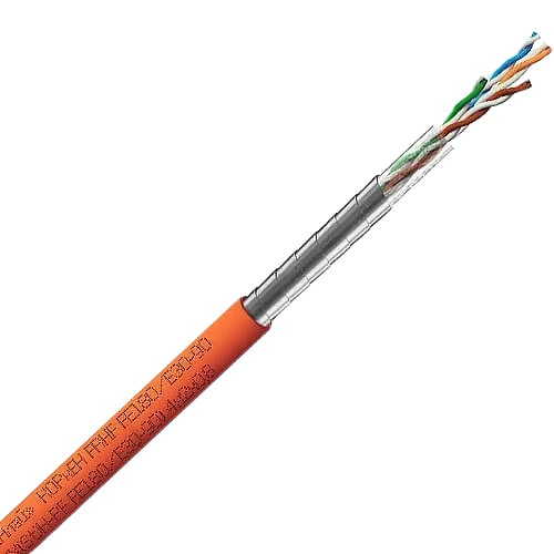 Кабель Алай КОРкЕН FRHF FE180/Eк90 (J-HX(St)H-PF FE180) 1х2х0,8 мм (бухта 300м.) фото 1