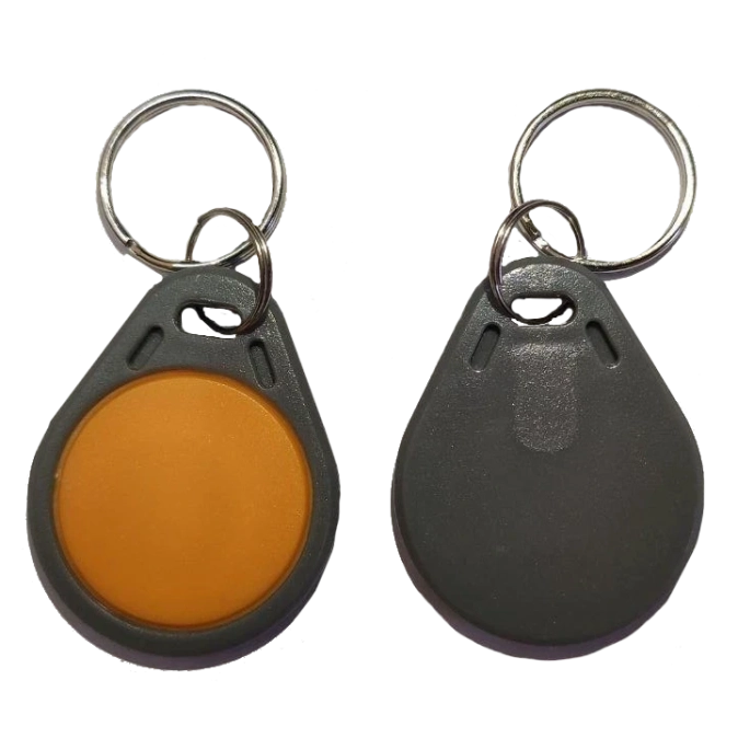 KEYFOB EM Grey/Yellow RFID брелок фото 1