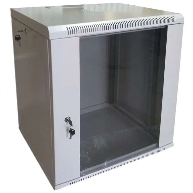 WMNC-500-12U-FLAT Шафа 12U 600x500х640 мм Hypernet настінний розбірний фото 1