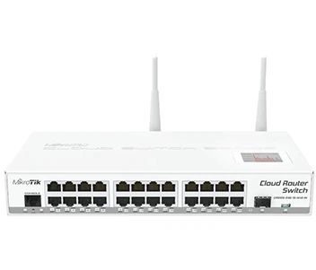 MikroTik CRS125-24G-1S-2HnD-IN 24-портовий керований Cloud комутатор з Wi-Fi фото 1