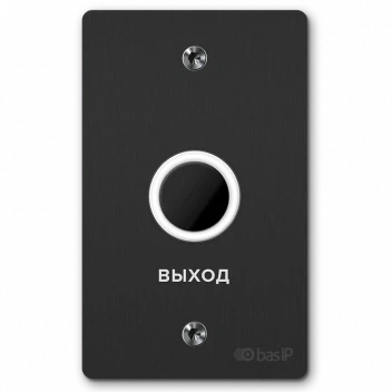 BAS-IP SH-45TU black Безконтактна кнопка виходу фото 1