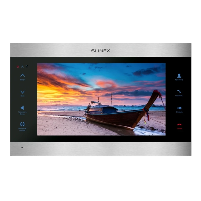 SL-10IPTHD (silver+black) Відеодомофон 10 "Slinex фото 1