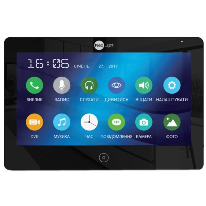MEZZO HD black Відеодомофон NeoLight фото 1