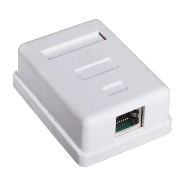 Hypernet MB-STP1 Розетка 1 порт екранована RJ45 STP біла фото 1