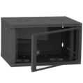 IPCOM СН-4U-060х035-ДС-9005 Шафа телекомунікаційна скло (RAL9005) фото 2