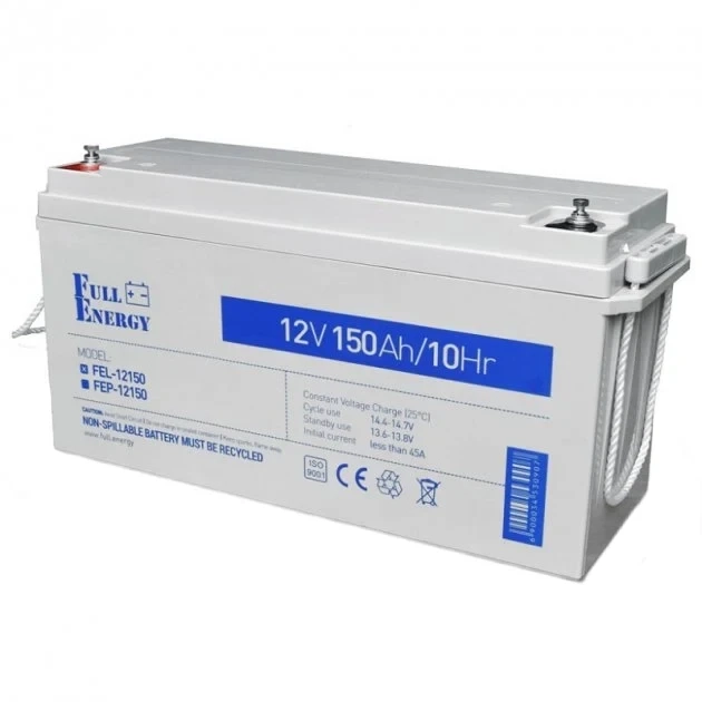 Full Energy FEL-12150 Акумулятор гелевий 12В 150 А/г фото 1