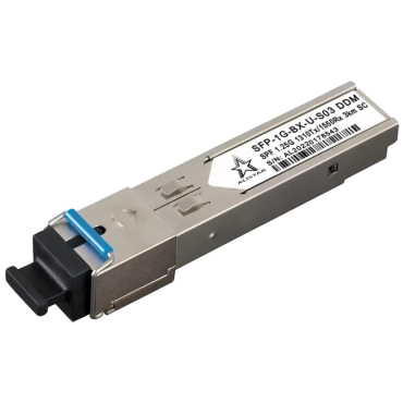 ALISTAR SFP-1G-BX-U-S03 SFP 1G 1SM WDM SC 3KM TX1310/RX1550nm DDM Модуль