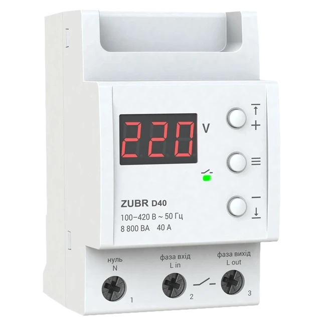 ZUBR D40 Реле напруги фото 1