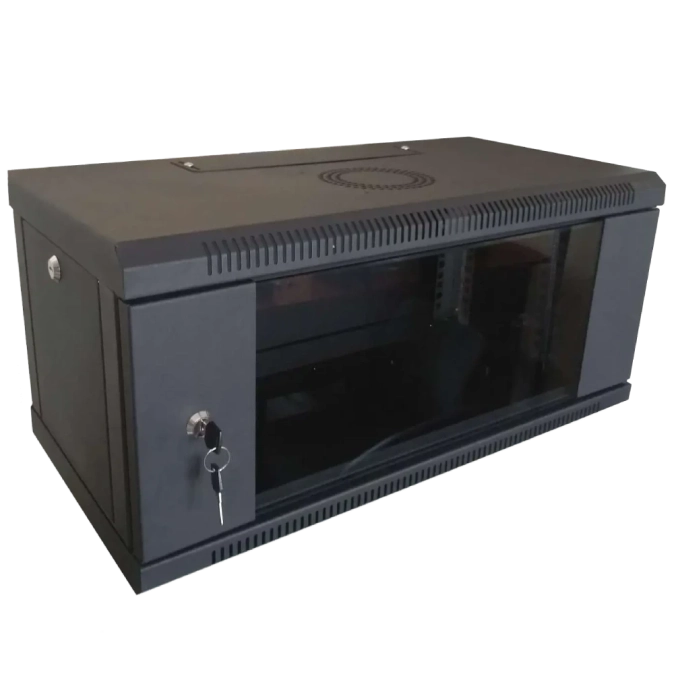 Hypernet WMNC-45-4U-Black Шафа коммутаційна настінна фото 1