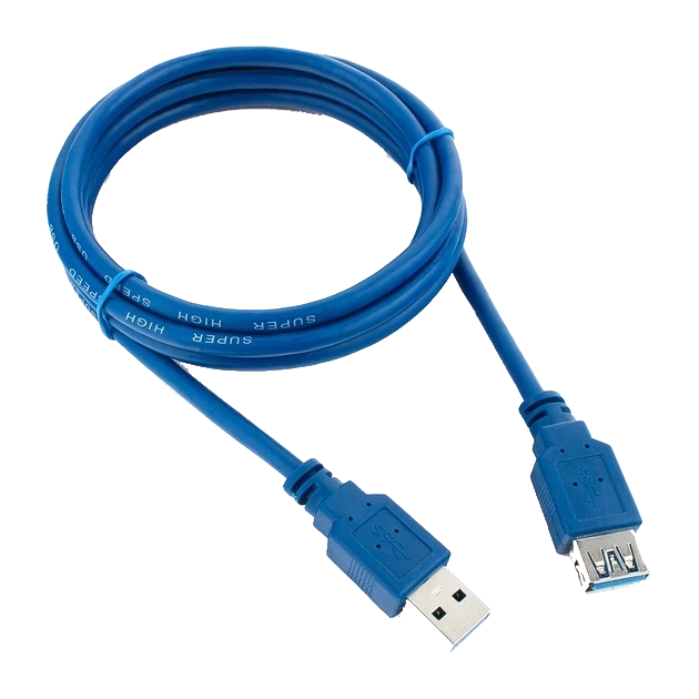 3.0 AM/AF 1.5m Blue Q200 Подовжувач USB фото 1