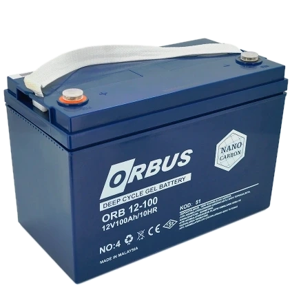 ORBUS CG12100 100А•г 12В гелева Свинцево-кислотна акумуляторна батарея фото 1