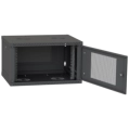 IPCOM CH-6U 600x600 перфорація RAL9005 Шафа серверна фото 3